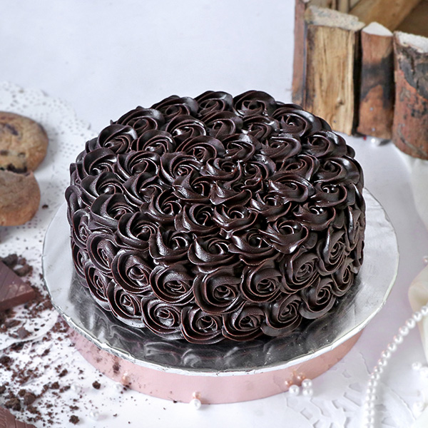Rose Chocolate Cake